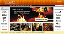 Desktop Screenshot of dorianguitars-store.com